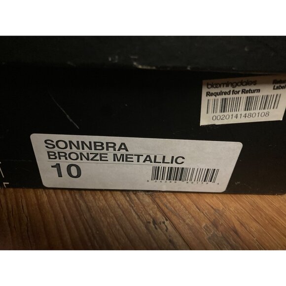 Steven by Steve Madden Bronze Metallic Sandal Heel Size 10 US New in Box - Picture 4 of 5